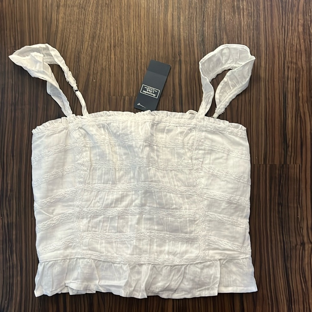NEW Abercrombie and Fitch white shirt